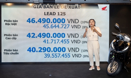 Thế giới 2 bánh: Honda LEAD có bản nâng cấp, khởi điểm trên 39 triệu đồng